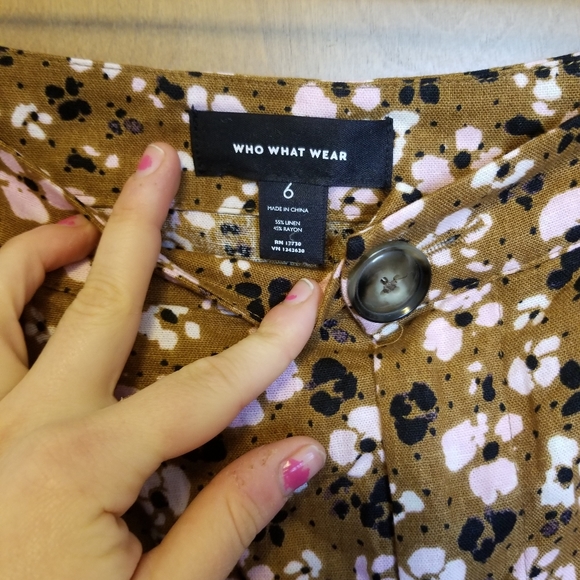 Midi floral skirt, Who What Wear - Picture 2 of 3